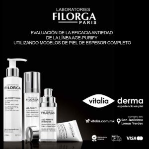 Evaluación de la eficacia antiedad de la línea AGE-PURIFY de Filorga