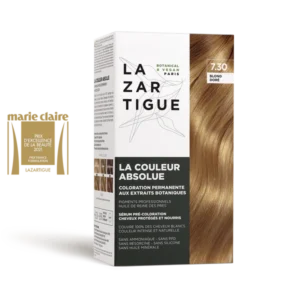 La Couleur Absolue - Tinte para cabello vegano sin amoniaco. Tono 7.30 Rubio Dorado, Lazartigue
