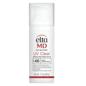 UV Clear SPF 46 Airless Pump con color, Elta MD